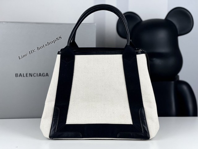 Balenciaga專櫃爆款小號手提購物袋 巴黎世家經典款棉質帆布包 fyj1542